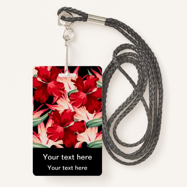 Diseño De La Tarjeta De Identificación Y Evento Te (Anverso son cordón)