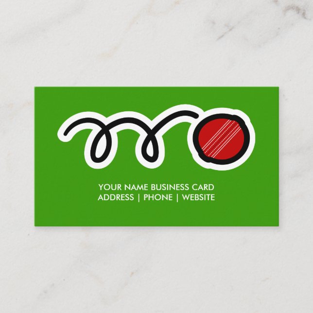 Diseño de la tarjeta de visita de la bola de (Anverso)
