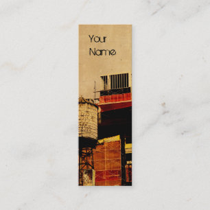 diseño de la tarjeta de visita de la torre de agu