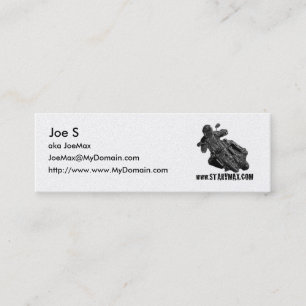 diseño de la tarjeta de visita del starVmax