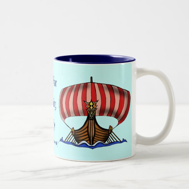 Diseño de la taza de la nave de Viking (Derecha)