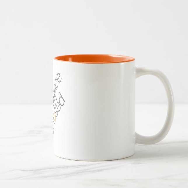 diseño de la taza de la tipografía (Derecha)