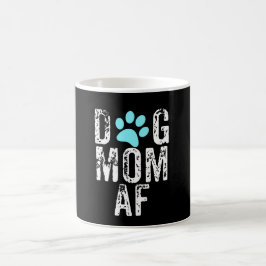 Diseño de la taza del AF de la mamá del perro Niza