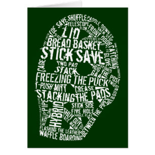 Diseño de la tipografía de la máscara del portero