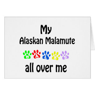 Diseño de las caminatas de Malamute en Alaskan