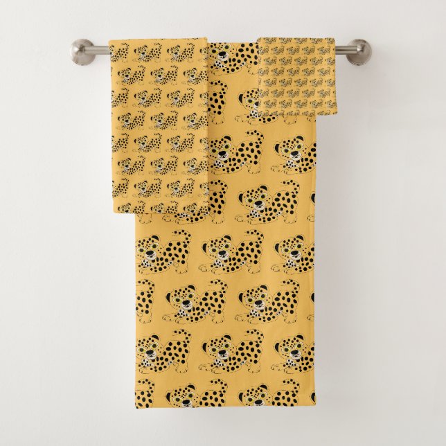 Diseño de leopardo con fondo de cualquier color (In situ)