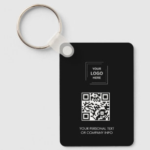 Diseño de llavero de logotipo empresarial minimali
