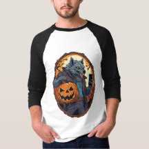 "Diseño de logotipo de lobo genial para camisetas