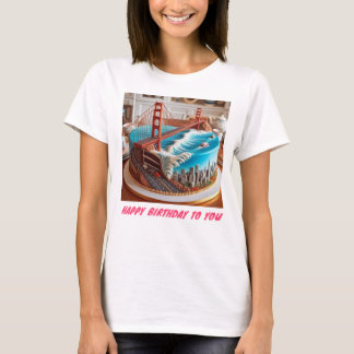 Diseño de logotipo de torta para camisetas