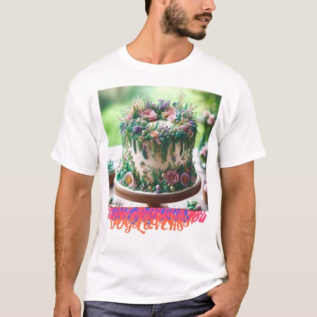 Diseño de logotipo de torta para camisetas