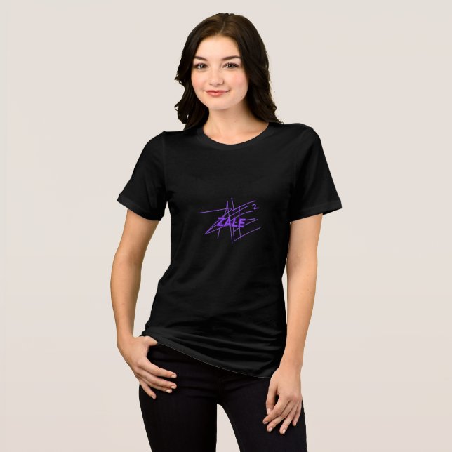 Diseño de logotipos zale 2 camisetas para mujeres (Anverso Completo)
