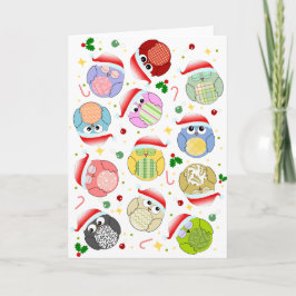 Diseño de los búhos del navidad