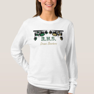 Diseño de luces de escenario - camiseta Booster
