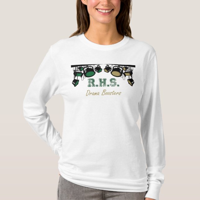 Diseño de luces de escenario - camiseta Booster (Anverso)