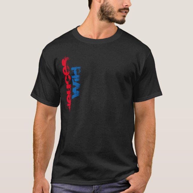 diseño de lujo salvaje de la camiseta de la moda (Anverso)