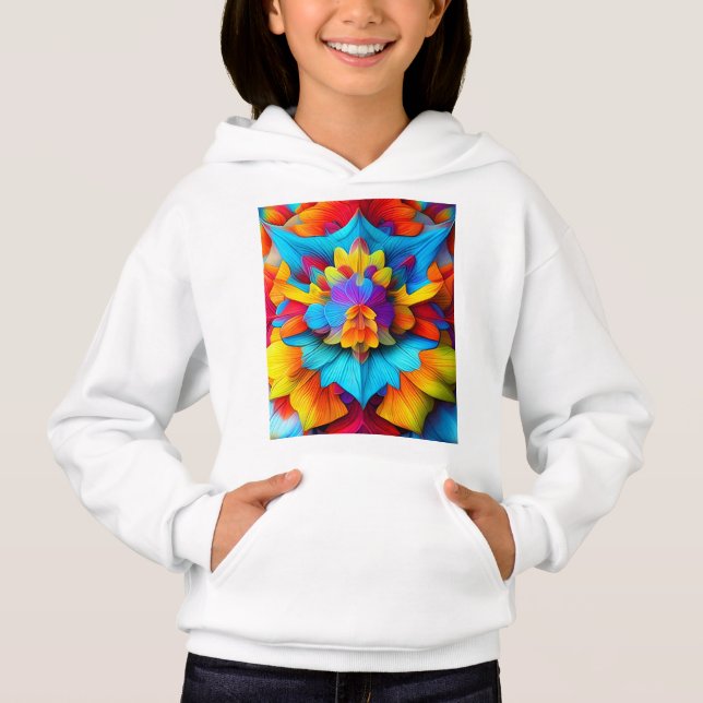 Diseño de Mandala floral colorida (Anverso)