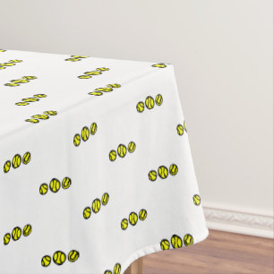 Diseño de manteles amarillos de papel de bola de t