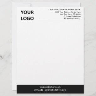 Diseño de Marca Propia Ejemplo de membrete de empr