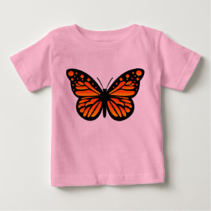 Diseño de mariposa monarca - Baby Fine Jersey T-Sh