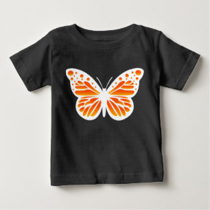 Diseño de mariposa monarca - Baby Fine Jersey T-Sh