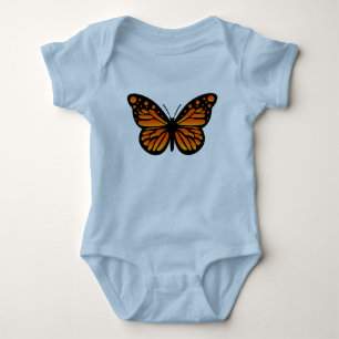 Diseño de Mariposa Monarca - Bodysuit de Jersey pa