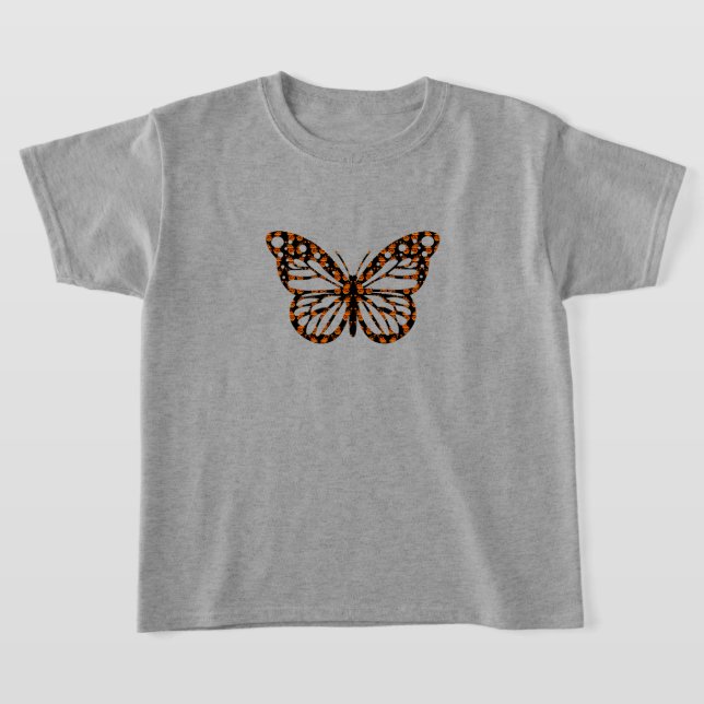 Diseño de mariposa monarca - Camiseta básica para  (Distribución)