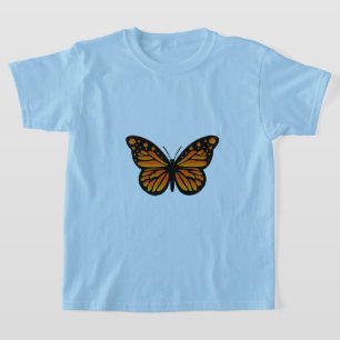 Diseño de mariposa monarca - Camiseta básica para