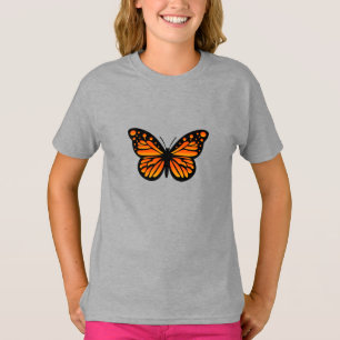 Diseño de mariposa monarca - Camiseta básica para