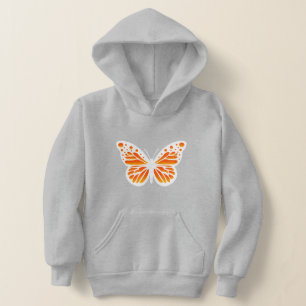 Diseño de mariposa monarca - Hoodie de pullover pa
