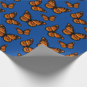 Diseño de Mariposa Monarca - Papel de Regalo Mate