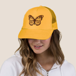 Diseño de mariposa monarca - Sombrero de camión