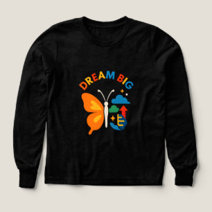 Diseño de mariposa motivacional Sueña en Grande