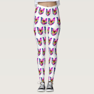Diseño de mariposas coloridas Leggings