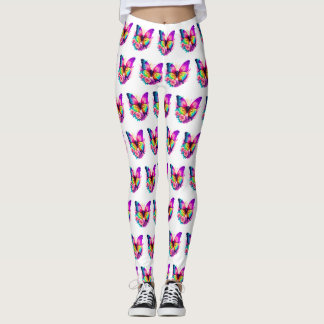 Diseño de mariposas coloridas Leggings