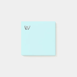 Diseño de mariposas cutas azul claro Post-it Nota