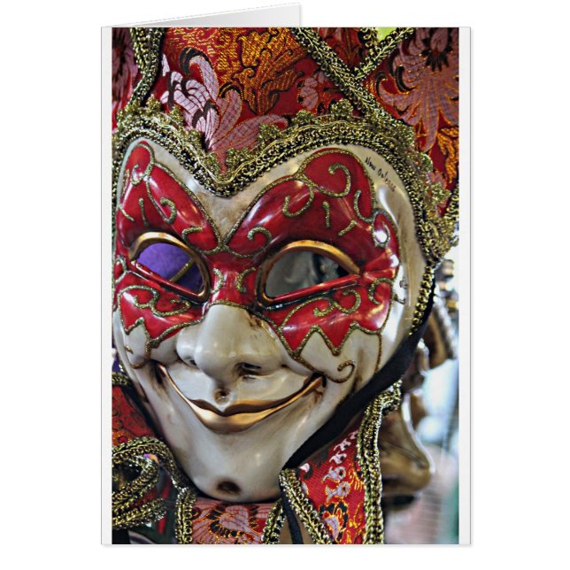 Diseño de máscara de carnaval (Frente)