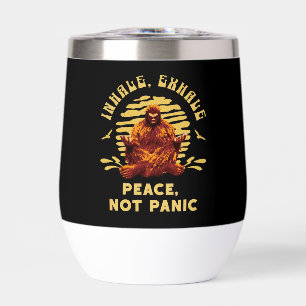 Diseño de Meditación de Bigfoot Paz No Pánico