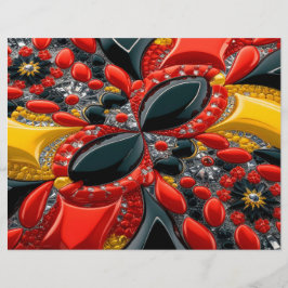 Diseño de membrete con colores alemanes