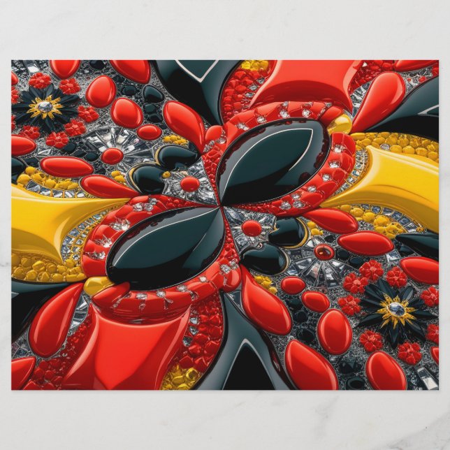 Diseño de membrete con colores alemanes (Anverso)