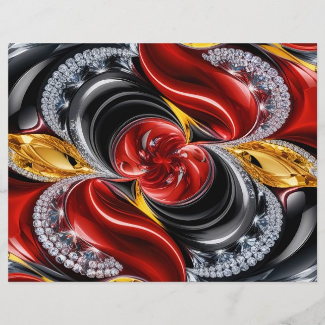 Diseño de membrete con colores alemanes (Anverso)