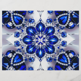 Diseño de membrete con colores blancos azules