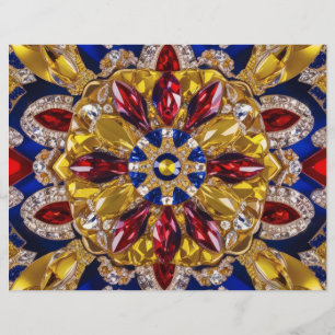 Diseño de membrete con colores colombianos