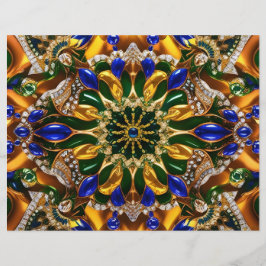 Diseño de membrete con colores de Brasil