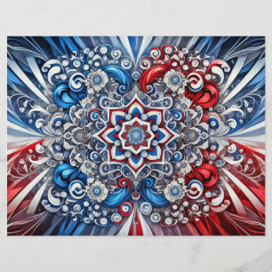 Diseño de membrete con colores franceses