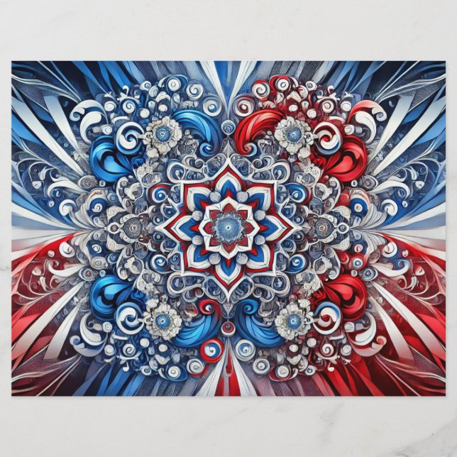 Diseño de membrete con colores franceses (Anverso)