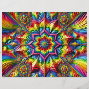 Diseño de membrete con colores LGBTQ