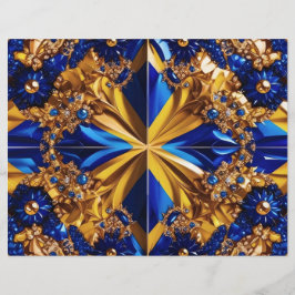 Diseño de membrete con colores suecos