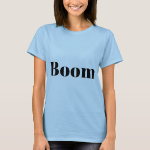 Diseño de moda auténtico Boom mejor camiseta