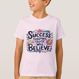 diseño de moda caminar y camiseta de bondad