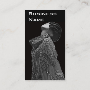 Diseño de moda de tarjetas de visita